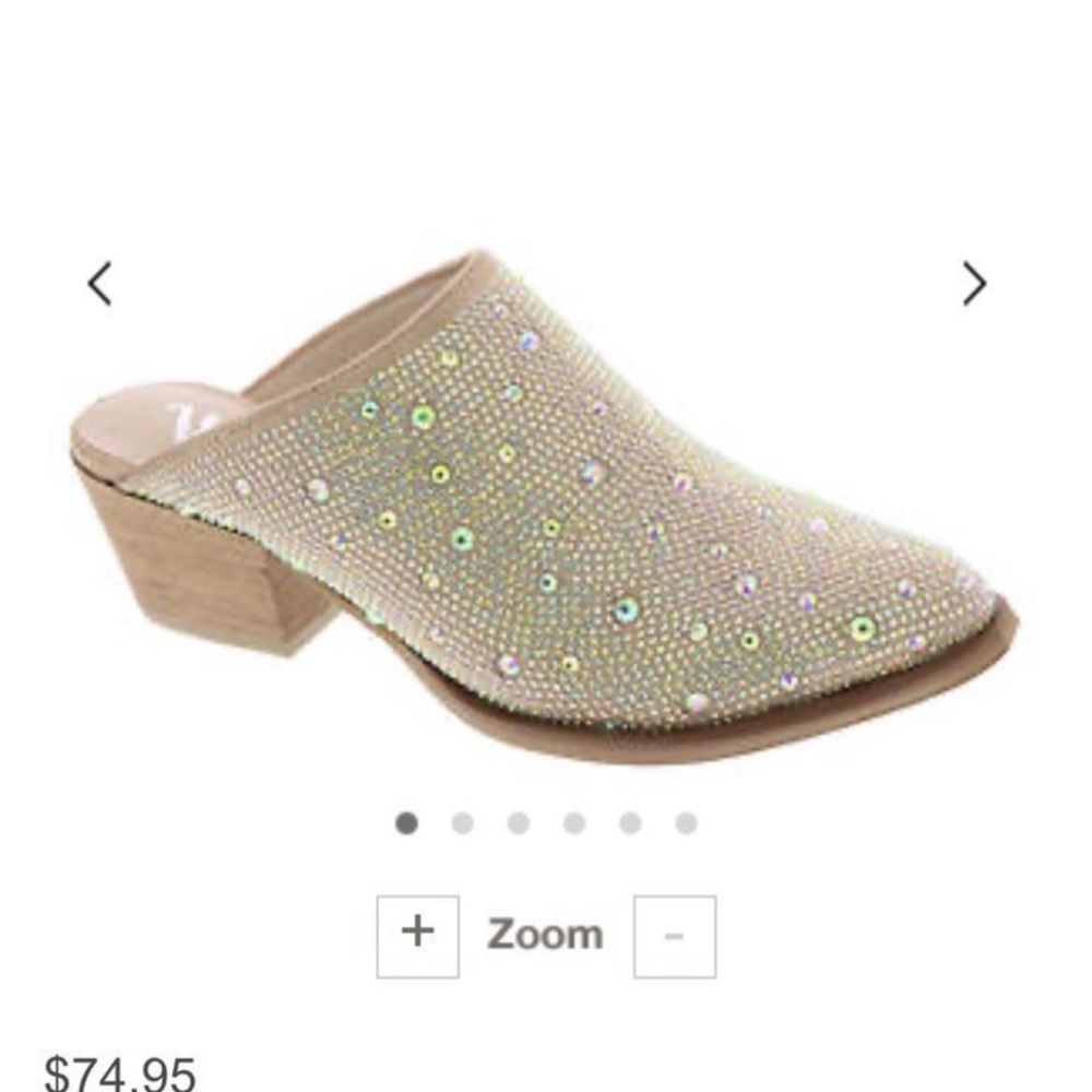 Zeena sparkle mules by Very G